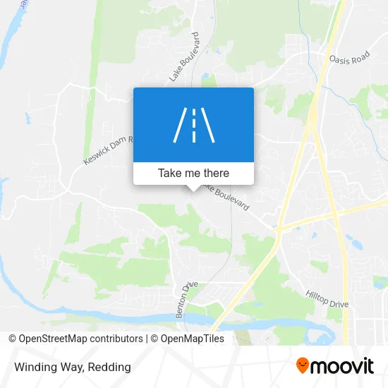 Winding Way map