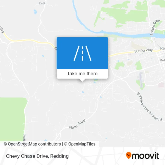 Chevy Chase Drive map