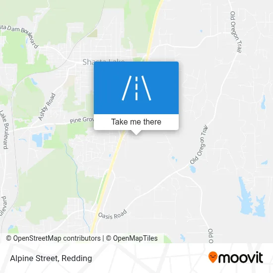 Alpine Street map