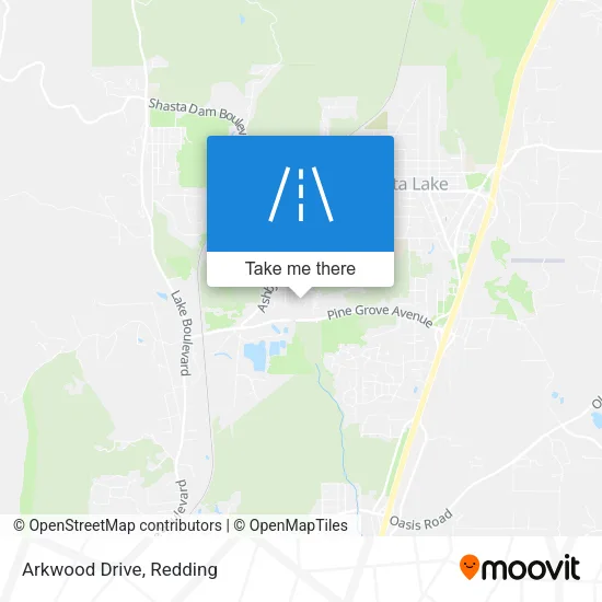 Arkwood Drive map