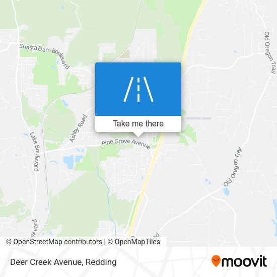 Mapa de Deer Creek Avenue