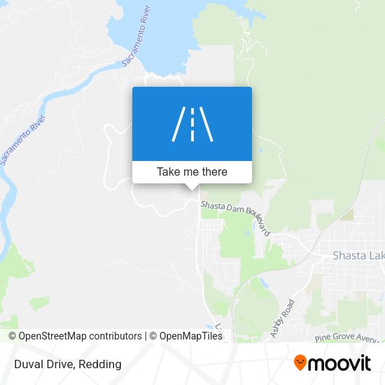 Duval Drive map