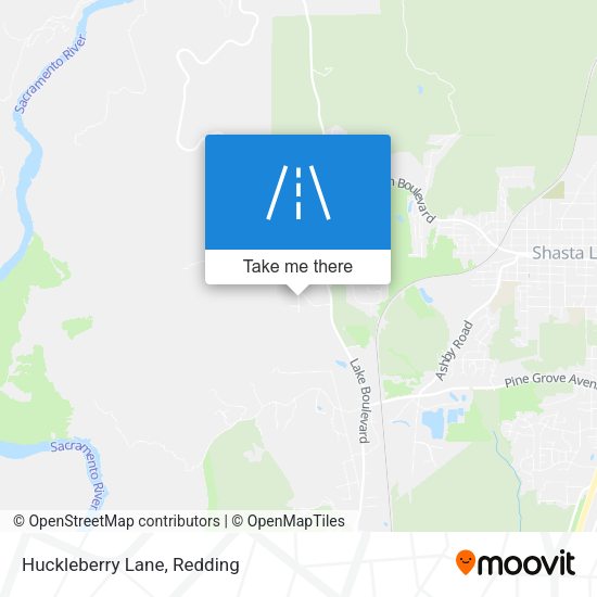 Mapa de Huckleberry Lane