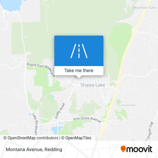 Mapa de Montana Avenue