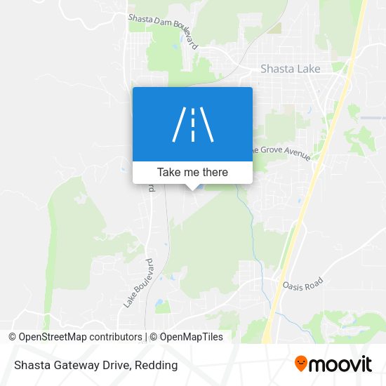 Shasta Gateway Drive map