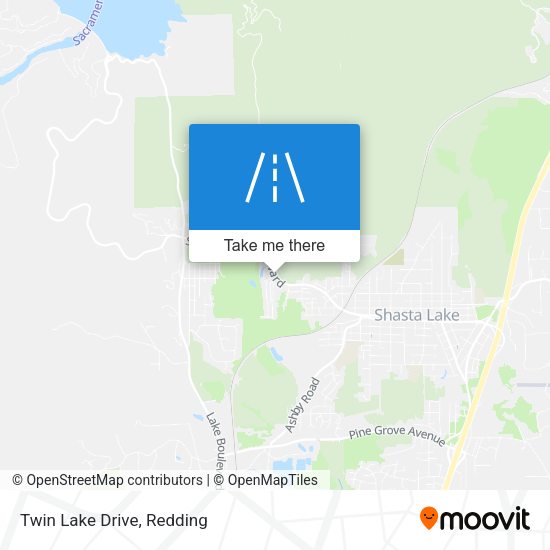 Twin Lake Drive map