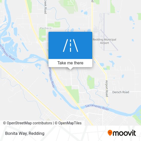 Bonita Way map