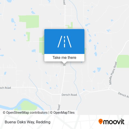 Buena Oaks Way map