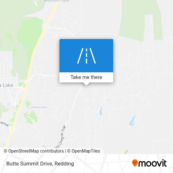 Butte Summit Drive map