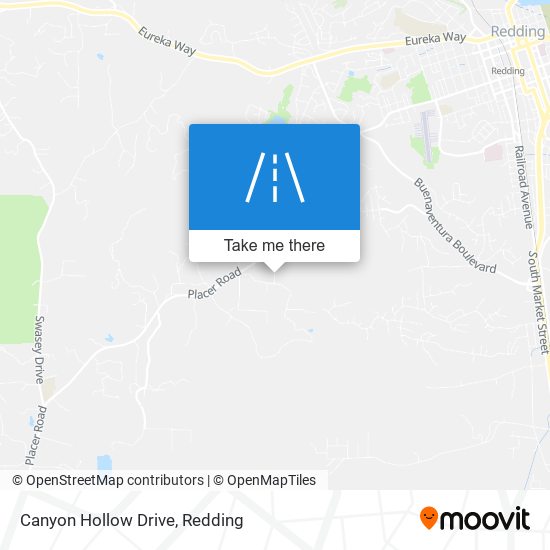 Canyon Hollow Drive map