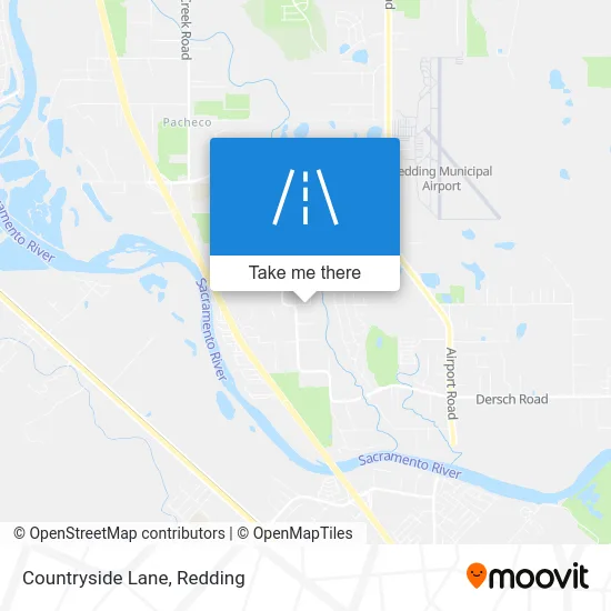 Countryside Lane map