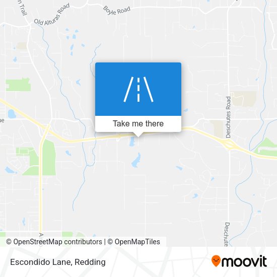 Mapa de Escondido Lane