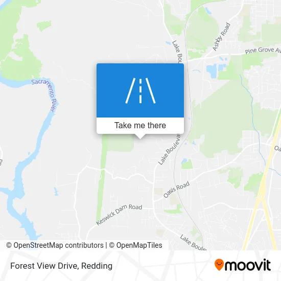 Forest View Drive map