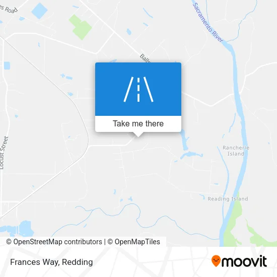 Frances Way map