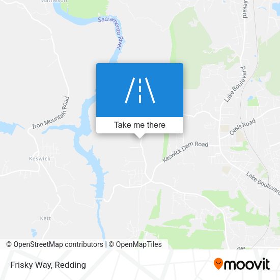 Mapa de Frisky Way