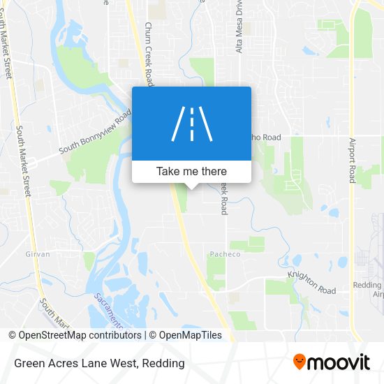 Green Acres Lane West map
