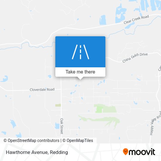 Mapa de Hawthorne Avenue