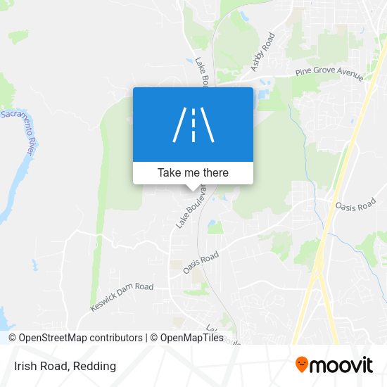 Mapa de Irish Road
