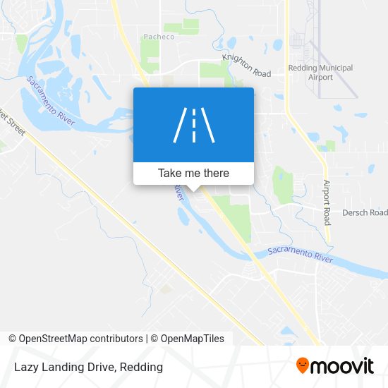 Lazy Landing Drive map