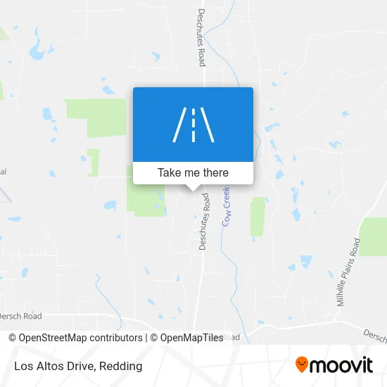 Los Altos Drive map