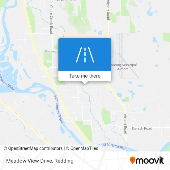 Meadow View Drive map