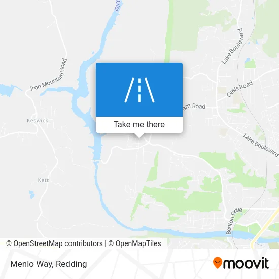 Menlo Way map