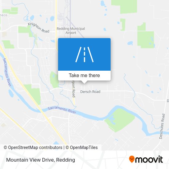 Mountain View Drive map