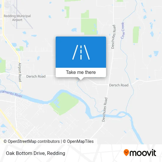 Oak Bottom Drive map
