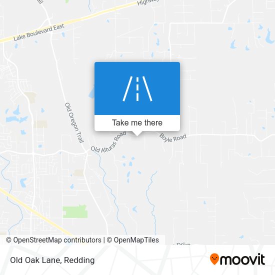 Old Oak Lane map