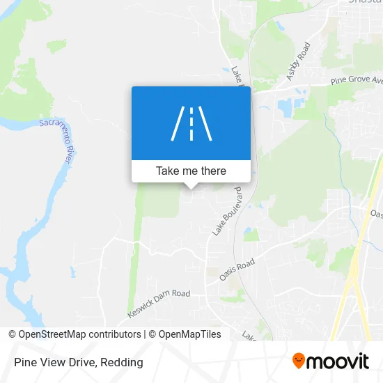 Pine View Drive map