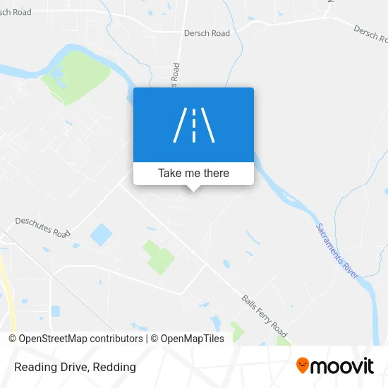 Reading Drive map