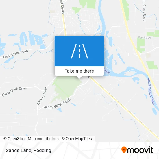 Sands Lane map