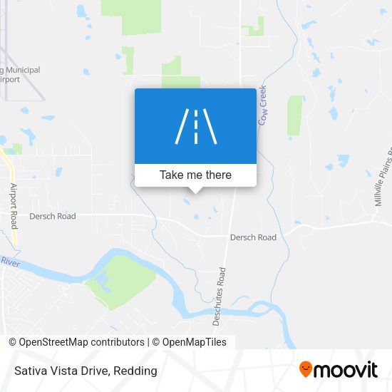 Mapa de Sativa Vista Drive