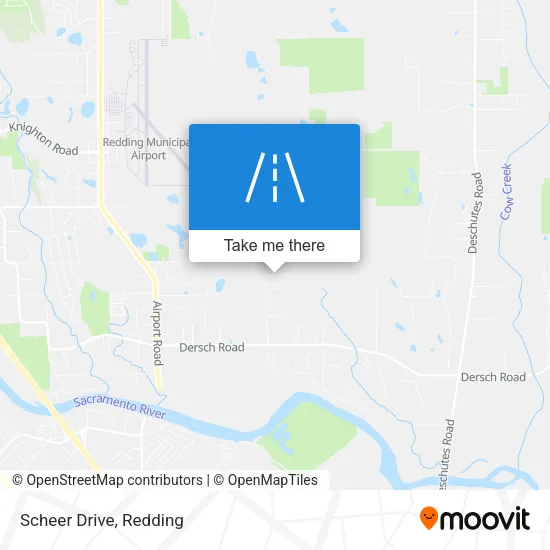 Scheer Drive map