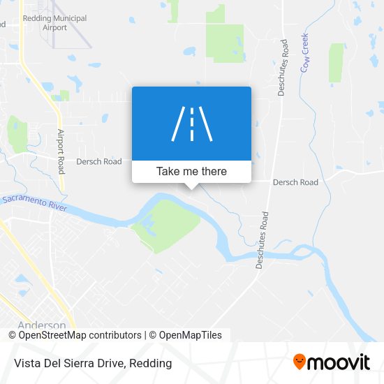 Vista Del Sierra Drive map