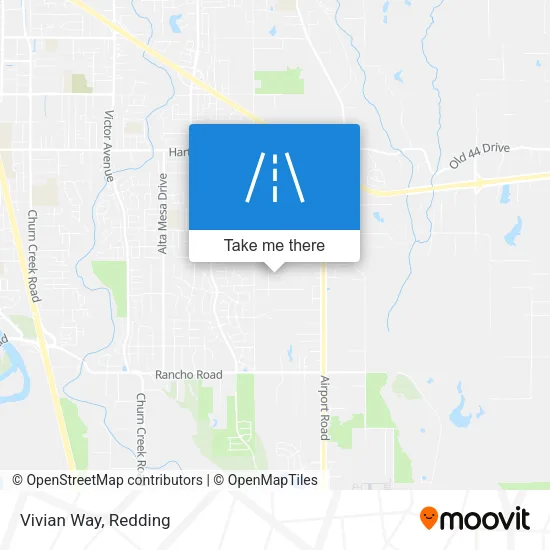 Vivian Way map
