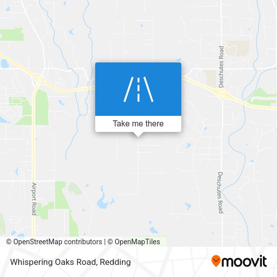 Whispering Oaks Road map