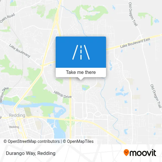 Durango Way map