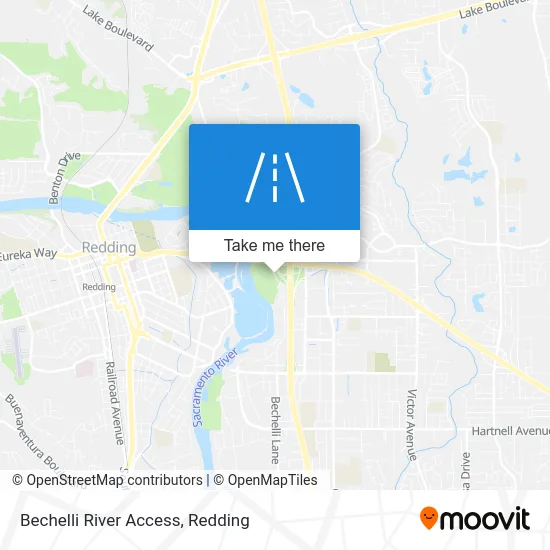 Bechelli River Access map