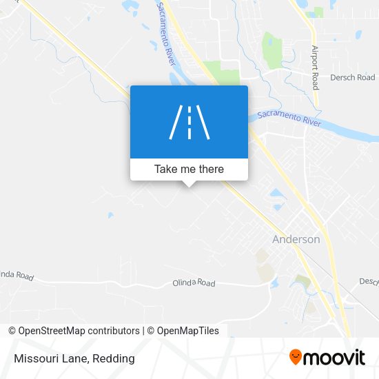 Mapa de Missouri Lane