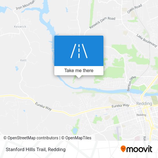 Stanford Hills Trail map