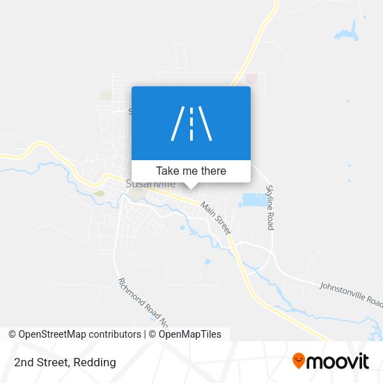 Mapa de 2nd Street