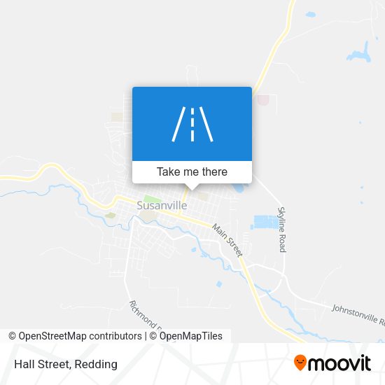 Mapa de Hall Street