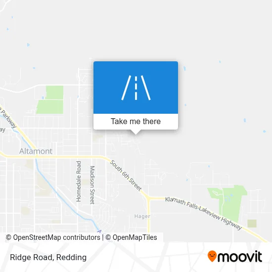 Ridge Road map