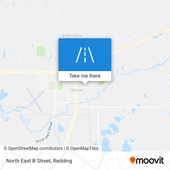 Mapa de North East B Street