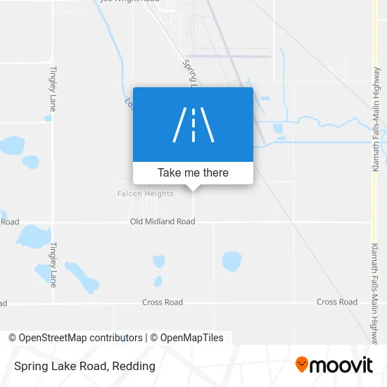 Spring Lake Road map