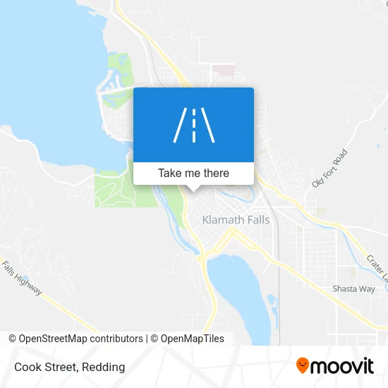 Cook Street map