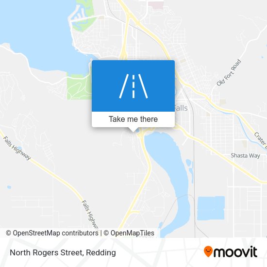 North Rogers Street map