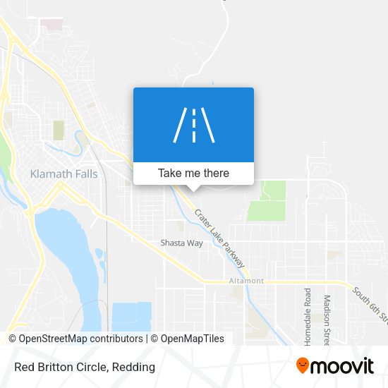 Red Britton Circle map