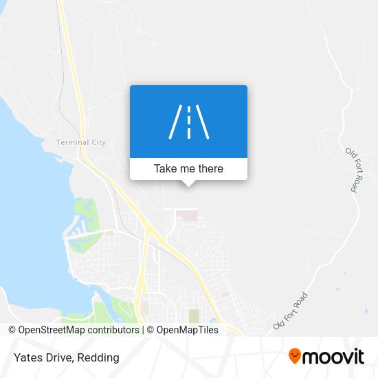 Mapa de Yates Drive